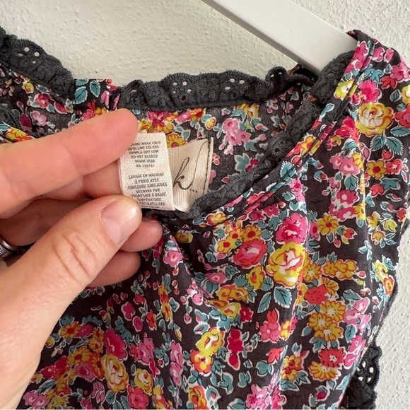 Kids Peek Liberty London Art Print Dress Size 12 Floral - Picture 4 of 10